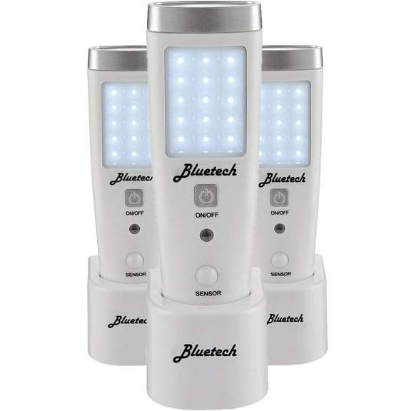 Bluetech LED 15/5 Brightness Flashlight, 3 Pack