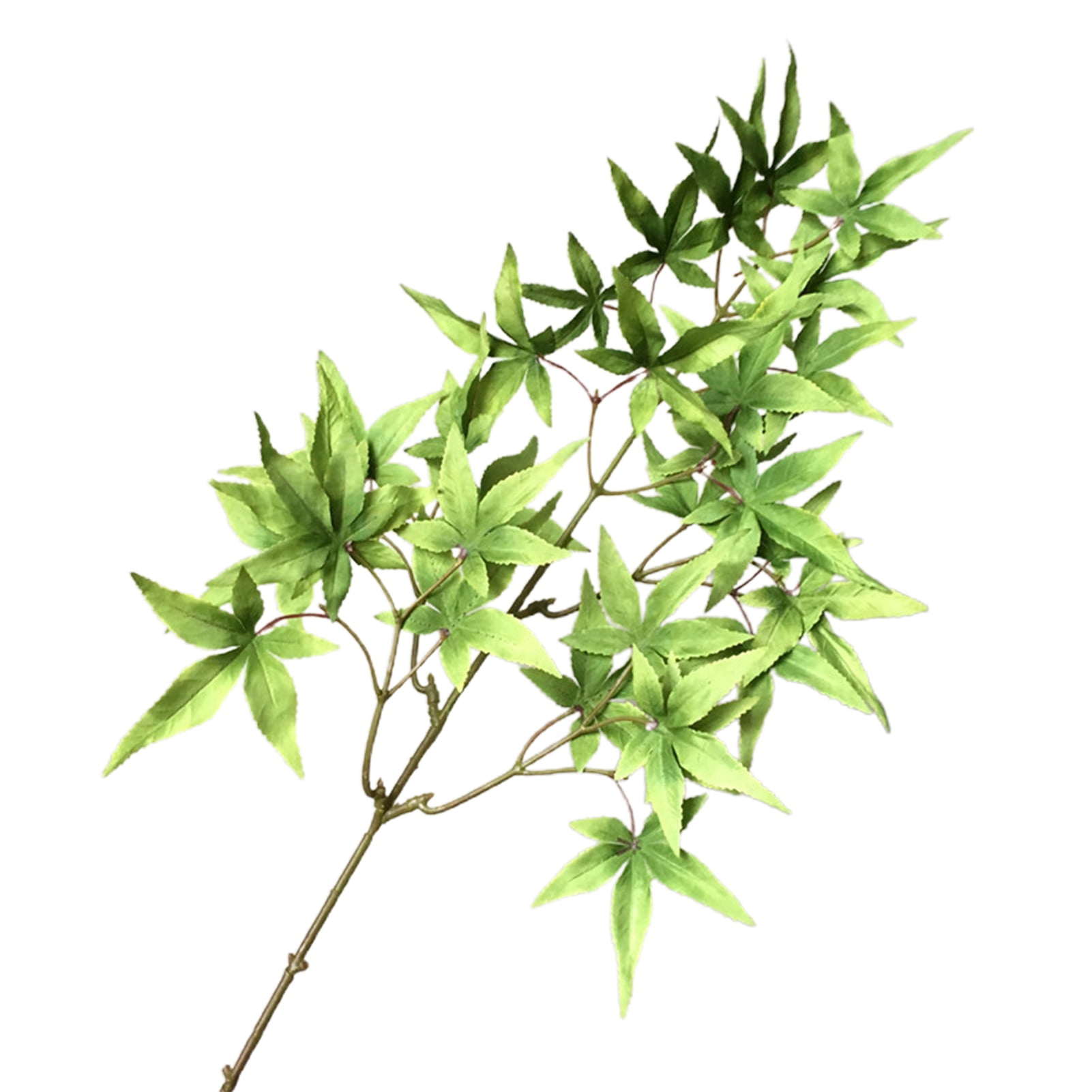 Bluethy 1 Pc DIY Vivid Artificial Maple Leaf Faux Silk Flower Not Wilt