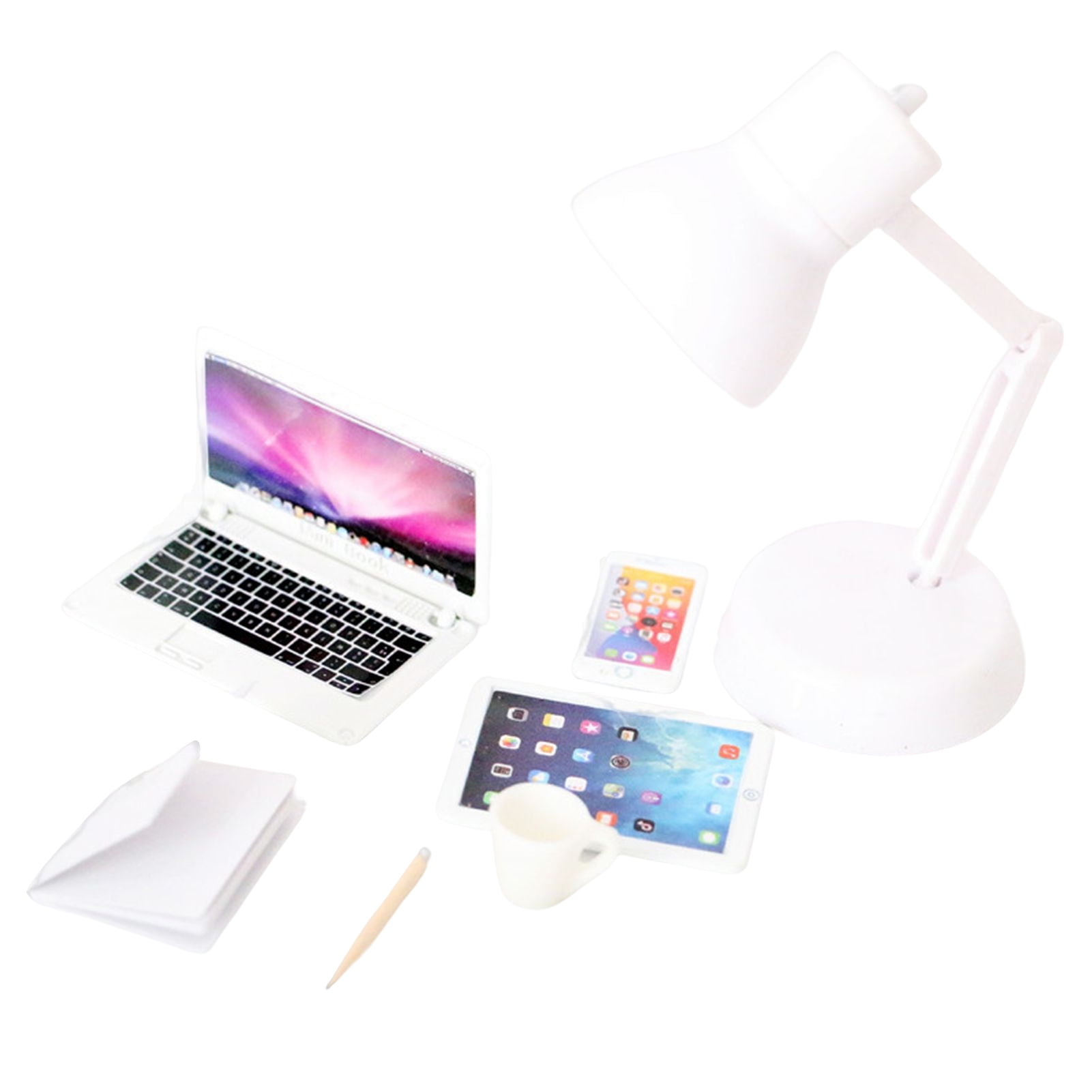 Bluethy 1 Set Dollhouse Computer High Reduction Realistic Looking ...