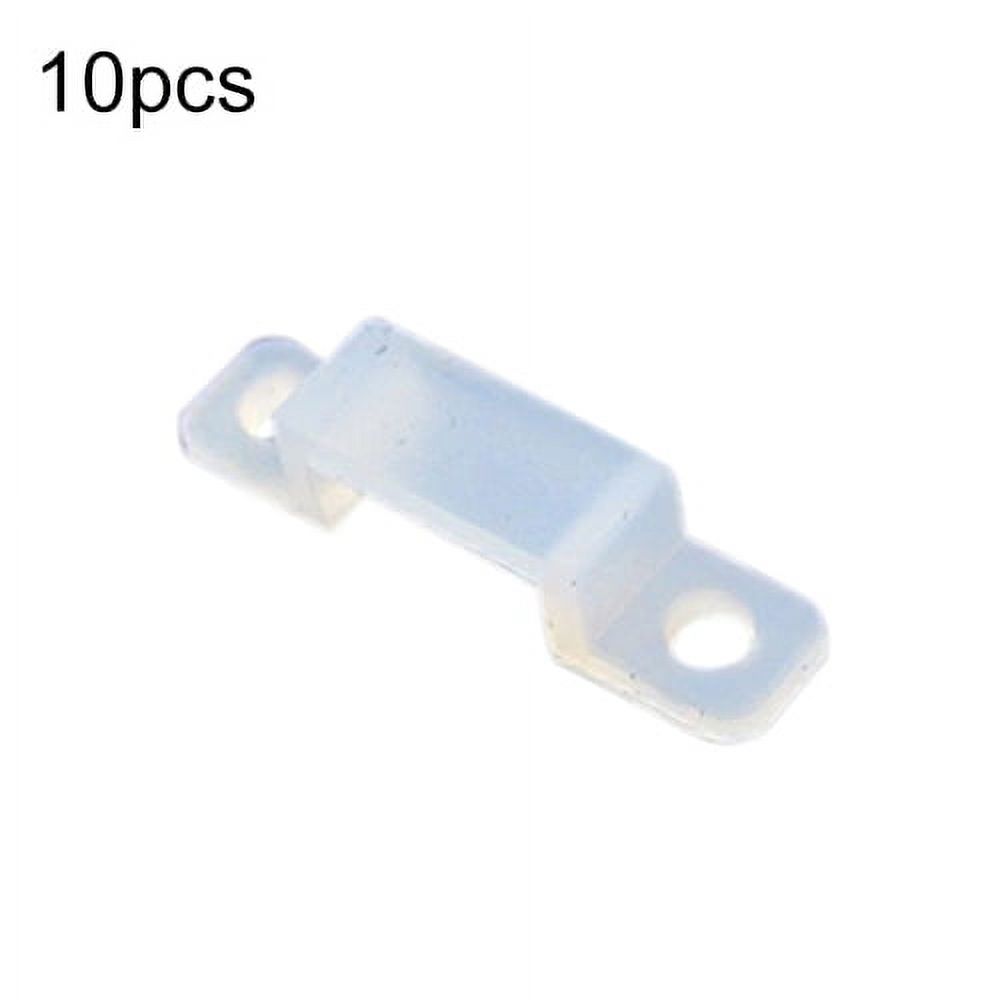 Bluethy 10 Pcs Silicone Clips 10mm for Fix 5050 5630 RGB Single Color ...