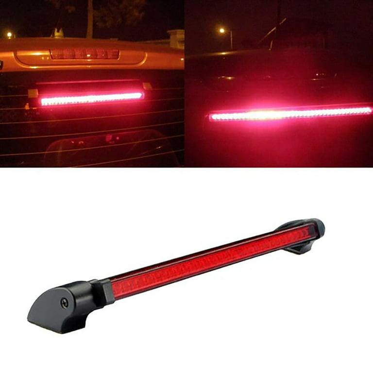 Bluethy 12V Auto Car Tail Brake Light Bar Red LED High Mount Stop Rear  Warning Lamp