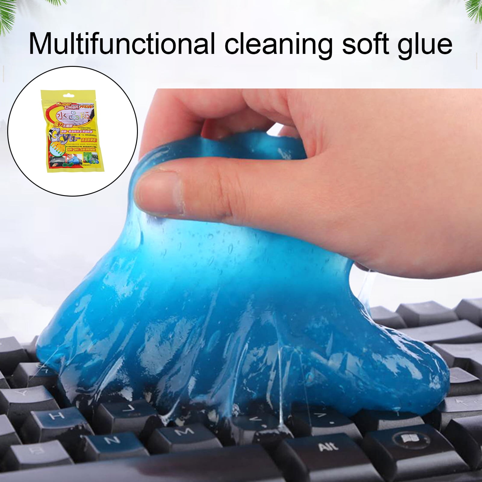 Bluethy Cleaning Gel Slimy Strong Dust Absorption Ecofriendly Putty