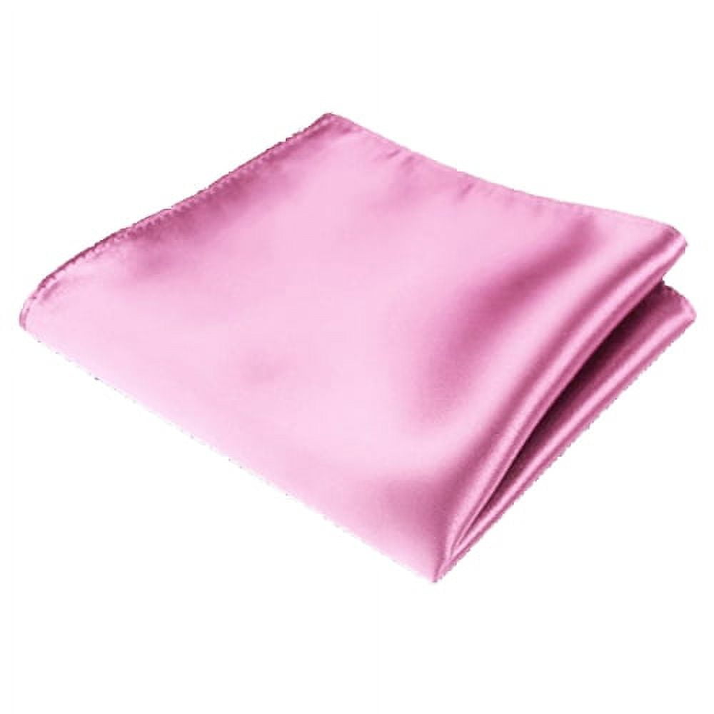 Bluethy Men's Satin Solid Plain Color Handkerchief Hanky Pocket Square ...
