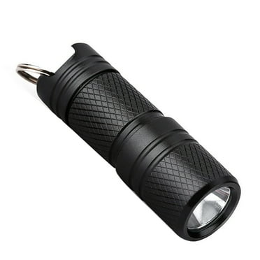 Bluethy Outdoor Mini Portable Keychain USB Rechargeable LED Flashlight Torch Lamp Light