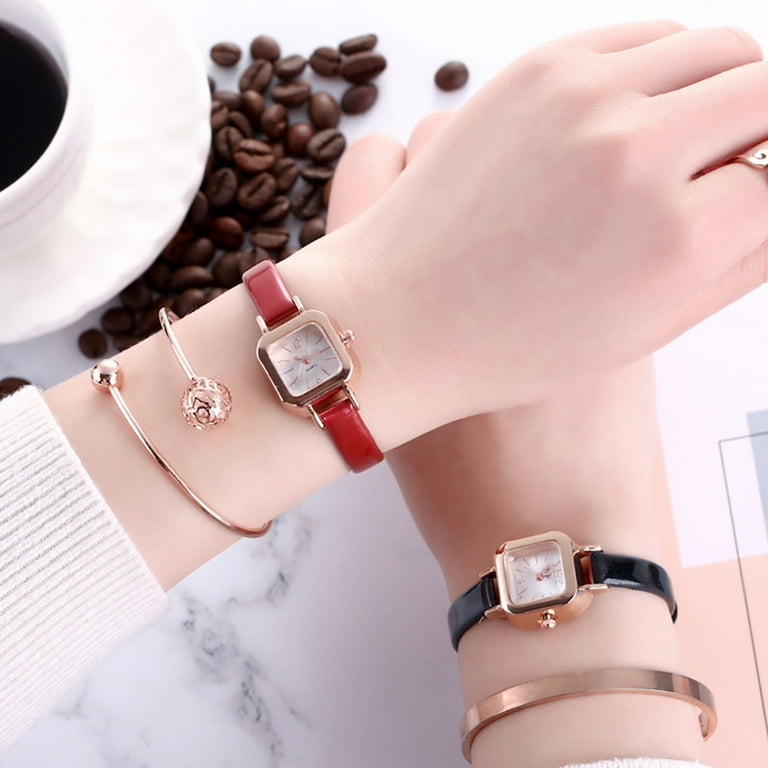 Square shape watch for ladies hotsell