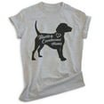 thumbnail image 1 of Bluetick Coonhound Mama, Unisex Women's Shirt, Bluetick Coonhound, Hound Owner, Funny Dog Mama Gift, Heather Gray, Large, 1 of 6
