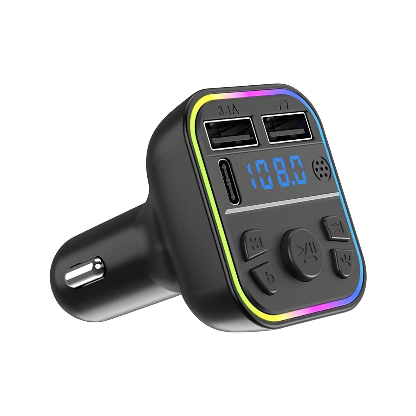 Bluetoo 5.0 Car Charger Car Music MP3 Player Support Call And U Disk