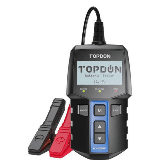 Topdon BT100W - Bluetooth 12V Battery & System Tester