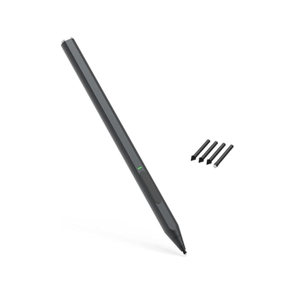 Bluetooth 4.2 Stylus Pen for Microsoft Surface Pro 12/11/10/9/8/X/7/6/5/4/3/Laptop 5/4/3/2/1/X/Book/Studio and Other Tablets with 4069 Pressure and Tilt Sensitivity,Palm Rejection,Magnetic Design