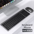 thumbnail image 1 of Bluetooth 5.0 & 2.4G Wireless Keyboard and Mouse Combo Mini Multimedia Keyboard Mouse Set for Laptop PC TV iPad Macbook Android, 1 of 29