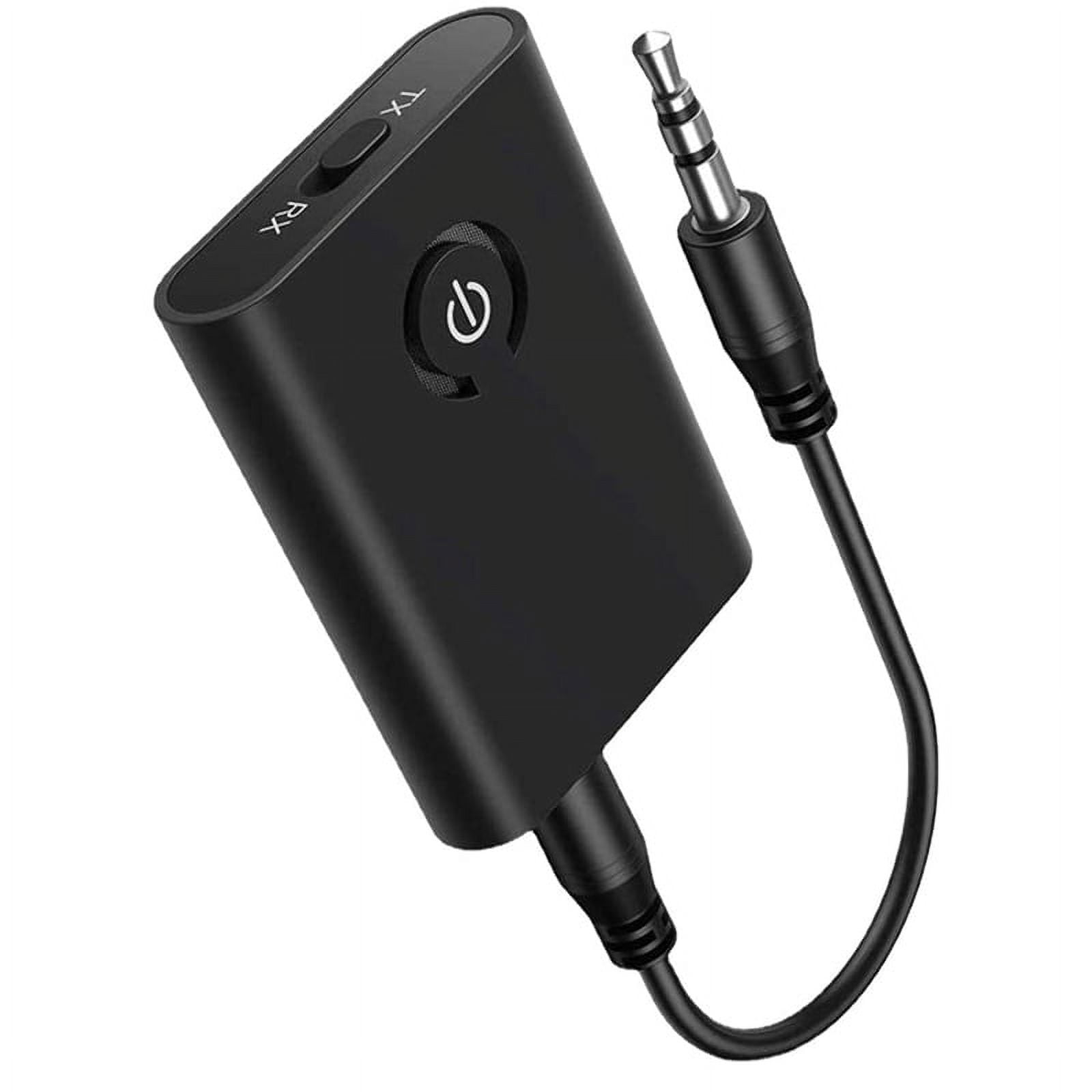 Bluetooth 5.0 Adapter for Airplane to 2 Wireless Headphones 3.5mm Jack In Flight Bluetooth Transmitter Receiver for TV Walmart