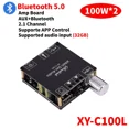 thumbnail image 1 of Bluetooth 5.0 Amplifier Board 100Wx2 - TPA3116D2 Stereo Audio Power Amp Module With Bass Treble Control, For Subwoofer, Home Theater, DIY Speaker Projects, 1 of 5