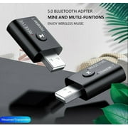 Bluetooth 5.0 Audio Adapter for TV, 3.5mm Transmitter Receiver with USB, Wireless for Car AUX Speaker