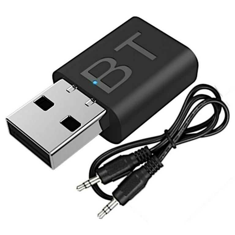 Bluetooth 5.0 Audio Transmitter Receiver USB 3.5mm AUX Adapter Car TV PC Speaker Walmart