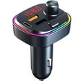 Bluetooth 5.0 FM Transmitter for Car,QC3.0&TypeC PD 18W Wireless