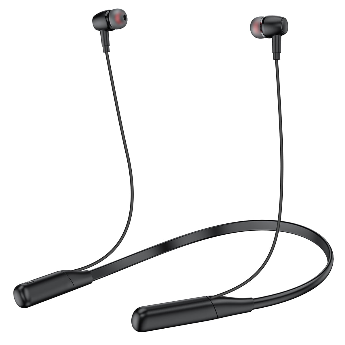 Bluetooth 5.0 Headphones, Wireless Sports Earphones Bass HD Stereo,  Neckband Design IPX5 Waterproof/Sweatproof in-Ear Earbuds w/Mic, CVC6.0  Noise