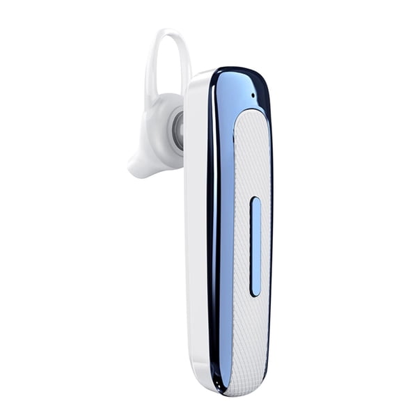 Bluetooth 5.0 Headset, Single Ear Wireless Earbuds,HD Call Intelligent Noise Reduction, 50Hours of Long Talk, Waterproof, Compatible with iOS & Android Cell Phones for Driving Business(White)