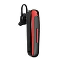 thumbnail image 1 of Bluetooth 5.0 Headset, Single Ear Wireless Earbuds,HD Call Intelligent Noise Reduction, 50Hours of Long Talk, Waterproof, Compatible with iOS & Android Cell Phones for Driving Business(Red), 1 of 4