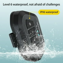 Bluetooth 5.0 Motorcycle Helmet Headset with Noise Cancellation, Long Battery Life, IPX6 Waterproof, and Auto Call Answer for Full and Half Helmets