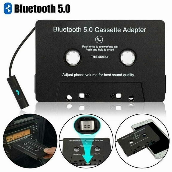 Bluetooth 5.0 Old-Fashioned Cassette Converter Car Cassette Player MP3 Bluetooth Hands-Free Phone Recording
