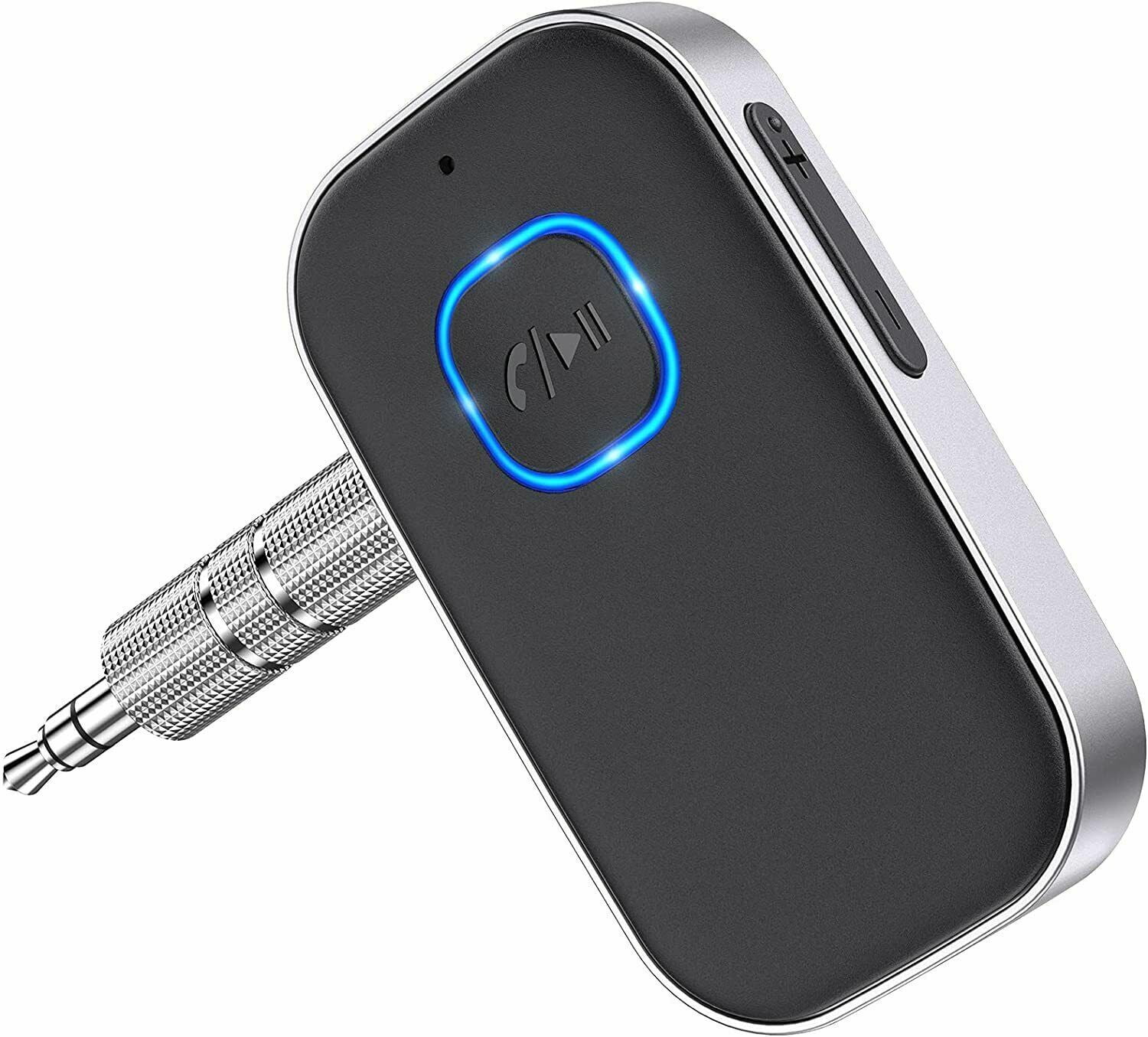Bluetooth 5.0 Receiver for Car, Noise Cancelling Bluetooth AUX Adapter,  Bluetooth Music Receiver for Home Stereo, Wired Headphones, Hands-Free
