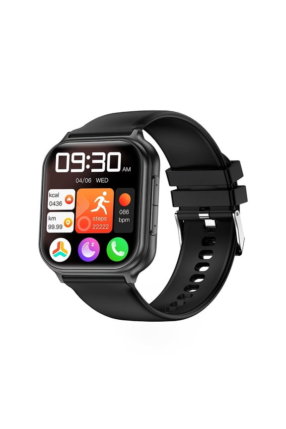Bluetooth 5.0 Smart Watch, Wireless Calling, TFT Display, Call & SMS Notification, Fitness Tracker, Multilingual Alerts, Compatible with iPhone & Android, Unisex