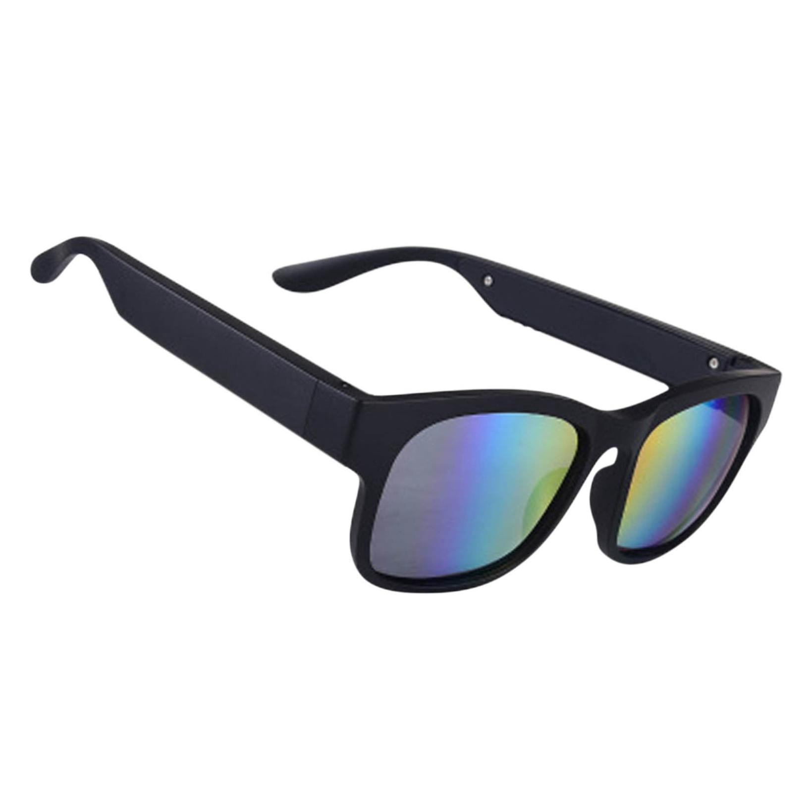 Bluetooth 5.0 Sunglasses for Men & Women, 5H Playtime,Noise Canceling, IP7 Waterproof,HD Calls,Stereo Sound Quality, Used for Running, Driving, Cycling, Hiking, Hunting(Multicolor)