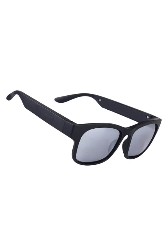 Bluetooth 5.0 Sunglasses for Men & Women, 5H Playtime,Noise Canceling, IP7 Waterproof,HD Calls,Stereo Sound Quality, Used for Running, Driving, Cycling, Hiking, Hunting(Silver)