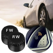 Bluetooth 5.0 Tire Pressure Monitoring System, 2 Sensors, App Display TPMS with Pressure Temperature Alarm for Car Motorcycle Tires