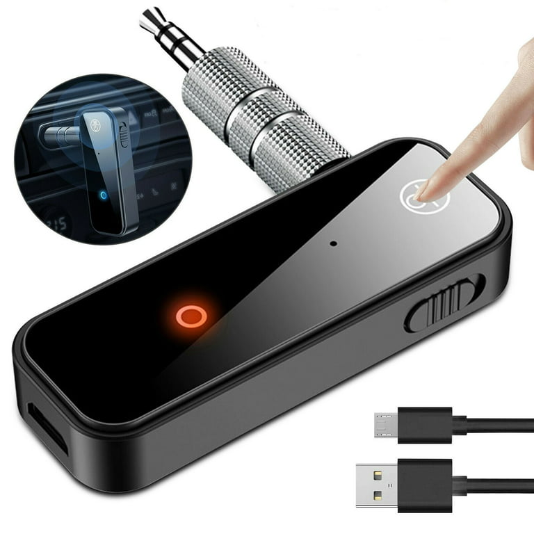USB Bluetooth 5,0 Empfänger Drahtlose Bluetooth Adapter 3,5mm AUX Jack für  PC Auto Musik AUX Stereo Audio Adapter für TV Kopfhörer
