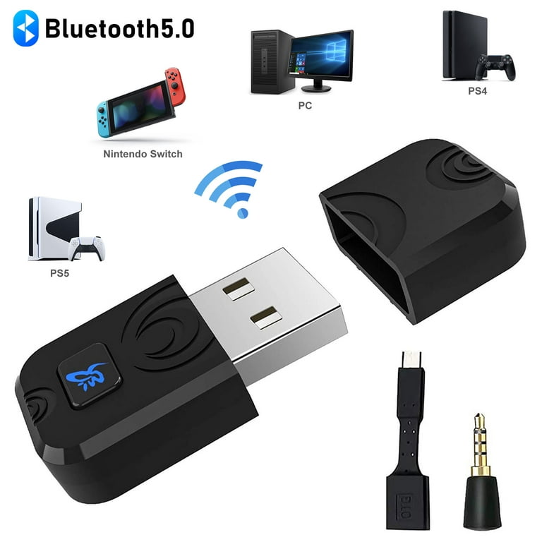 UGREEN USB Bluetooth 5.0 Transmitter für Nintendo Switch, PC, Laptop
