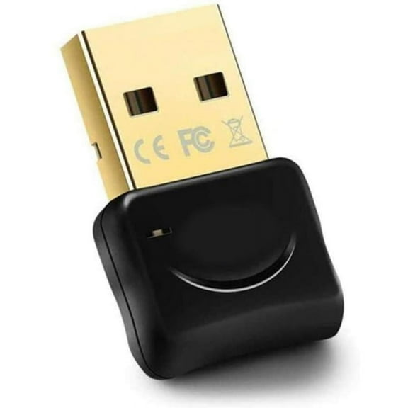 Bluetooth 5.0 USB Dongle Adapter Plug and Play Wireless Audio Transmitter Receiver for Windows PC Laptop