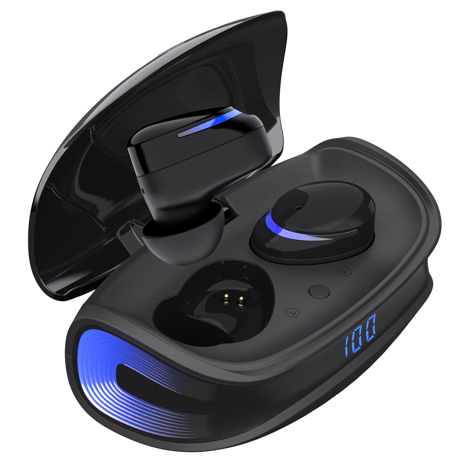 Bluetooth 5.0 Wireless Earbuds, Premium Fidelity Sound Quality, IPX8  Waterproof Stereo Headphones in Ear, 42 Hours Playtime Built in Mic Headset  &