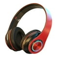 thumbnail image 1 of Bluetooth 5.0 Wireless Headphones Over Ear Foldable Headset with LED Light,HiFi Subwoofer Stereo Sound,Wired Wireless TF Card Modes,Portable Comfort for Mobile Computer Gaming Sports Music, 1 of 8