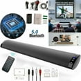 thumbnail image 1 of Bluetooth 5.0 Wireless Speaker TV PC Soundbar Subwoofer Home Theater Sound Bar, 1 of 8