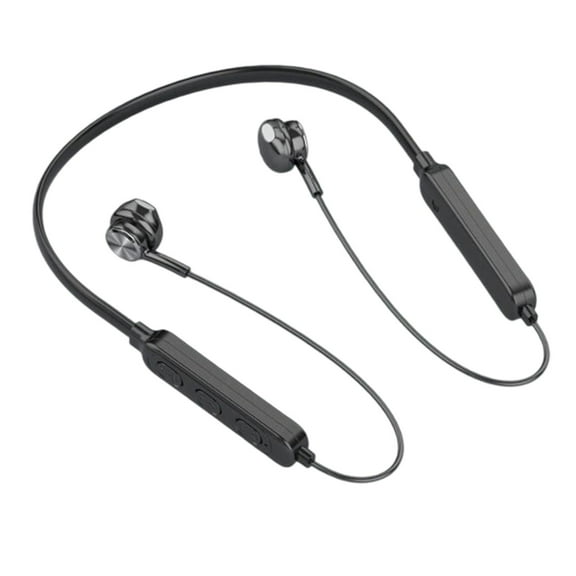 Bluetooth 5.1 Neckband Headphones, Wireless Sports Earphones with Noise Cancelling, 15-Hour Battery Neck Mounted Headset for Exercise