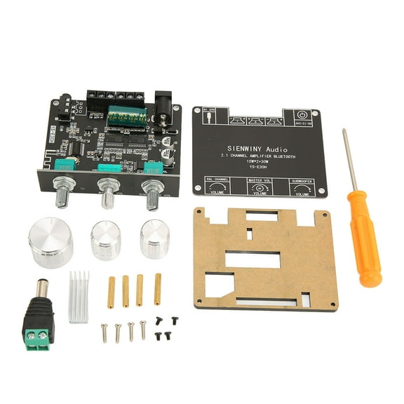 Bluetooth 5.1 Power Amplifier Module 2.1 Channel HiFi Knob Adjustment Sound Amplifier Board DC 924V
