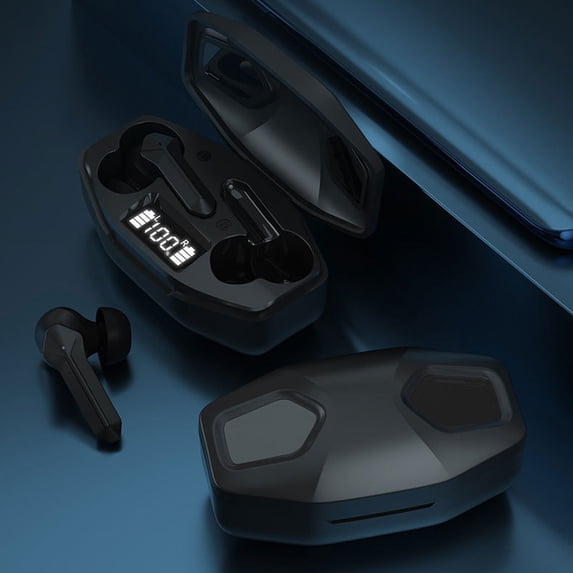 Bluetooth 5.1 Wireless Earbuds with LED Battery Display and Noise ...
