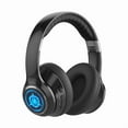 thumbnail image 1 of Bluetooth 5.2 Headphones Bluetooth 5.2 Over-Ear Headphones with Microphone Low Latency Gaming Mode Sound Quality Foldable Design 20 Hours Battery Life for Music Movies Games Smartphones Computers, 1 of 9