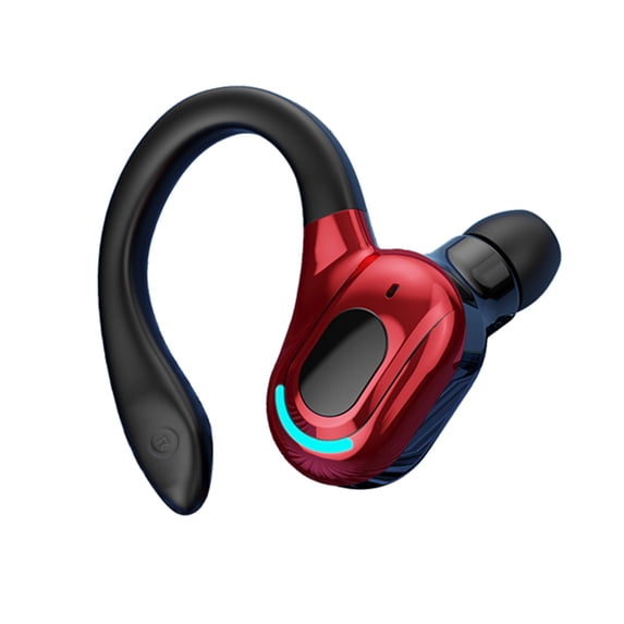 Bluetooth 5.2 Single-Ear Over-Ear Headphones - Sports Wireless Headset with IPX4 Waterproof, 8-Hour Playtime, Noise-Canceling, and Button Control for Running and Work