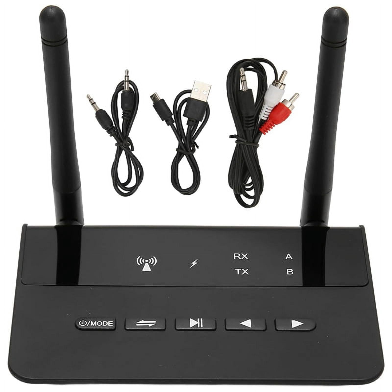 Bluetooth 5.2 Transmitter Receiver, 2-in-1 Wireless 200Ft Long Range ...