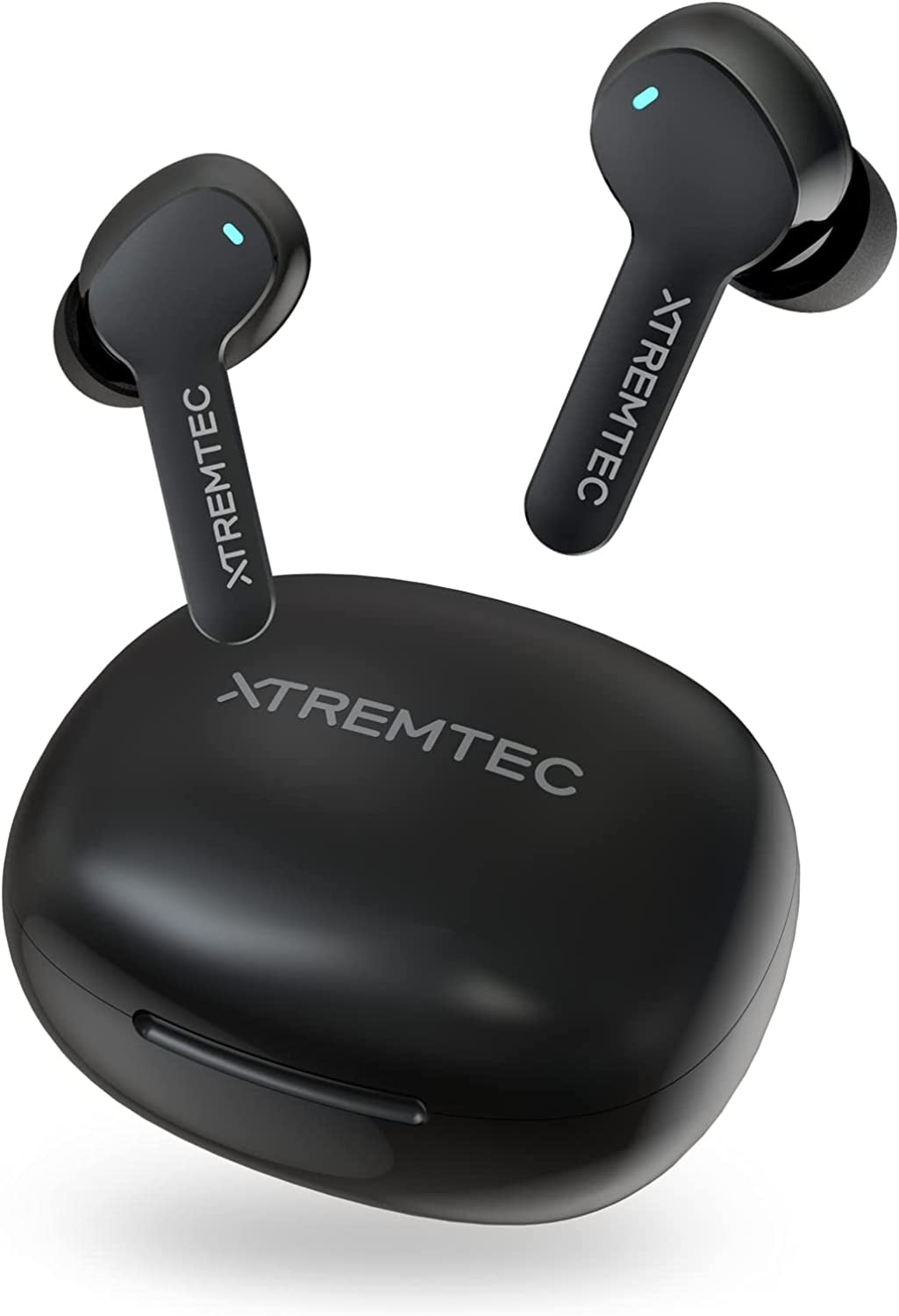 Bluetooth 5.2 True Wireless Earbuds AAC Stereo Bass Sound in Ear Headphones IPX6 Waterproof with 4 Mic