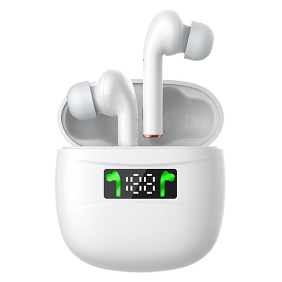 Bluetooth 5.2 Voice Translator Earbud,Wireless 144 Language Translate Earphones Real Time Smart Travel Voice Translation Headphone with App Fit for iOS for Android (White)