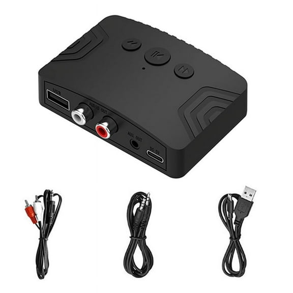 Bluetooth 5.3 Audio Receiver 3.5mm AUX USB U-Disk Stereo Music Wireless Audio Adapter for TV Car Speaker Amplifier