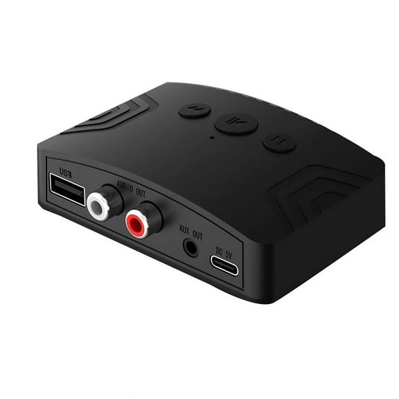 Bluetooth 5.3 Audio Receiver Transmitter 3.5mm AUX USB Stereo Music Wireless Audio Adapter for PC Car Speaker