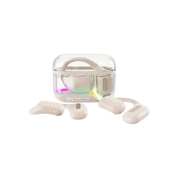 Bluetooth 5.3 Ear-Mounted Wireless Earphones,Long-Range Stable Connection Low Latency Audio,Bilateral Stereo Sound Noise Reduction Tech,Lightweight Comfortable Sports Wear Headphones