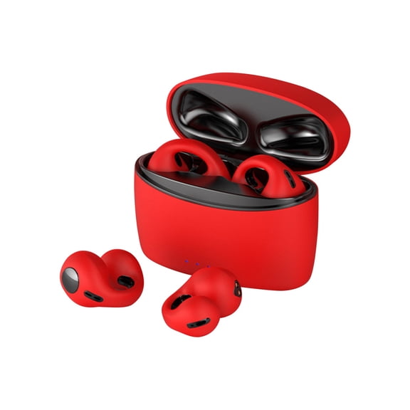 Bluetooth 5.3 Earclip Wireless Earphones,Non In-Ear,Intelligent Noise Reduction,HiFi Sound,350mAh Battery,36H Long Playtime,Game/Music/Call 3 Modes,Directional Sound,Anti-Leakage,Comfort Sports Fit