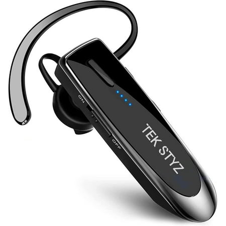 Bluetooth 5.3 Headset Compatible with OPPO A9 (2020) Wireless Earpiece, IPX5 Waterproof, Dual Microphones, Noise Reduction, 60 Days Standby + 22Hrs HD Talk Time!