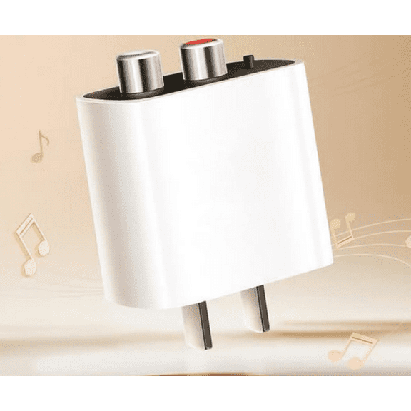 Bluetooth 5.3 Receiver – Upgrade Old Speakers to Wireless Audio, for Old Speakers & Old Stereo & Wired Speakers, Plug & Play Audio Adapter 5.3 (White-1Set)