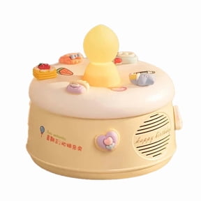 Bluetooth 5.3 Speaker Warm Night Light Birthday Cake Bluetooth Soundbar Hifi Sound DIY MP3 Music Player Birthday Gifts